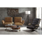 Narech Sofa w/Swivel Nutmeg Top Grain Leather FredCo