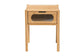 Naresh Mid-Century Modern Transitional Natural Brown Bamboo Wood 1-Drawer End Table FredCo