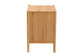 Naresh Mid-Century Modern Transitional Natural Brown Bamboo Wood 2-Drawer End Table FredCo