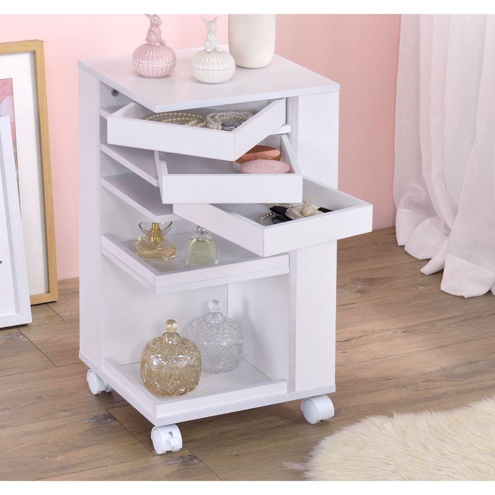 Nariah Storage Cart White FredCo