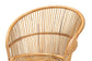Narva Modern Bohemian Natural Brown Rattan Accent Chair FredCo
