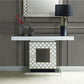 Nasa Console Table Mirrored & Mother of Pearl FredCo