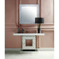 Nasa Console Table Mirrored & Mother of Pearl FredCo
