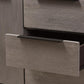 Nash Rustic Platinum Wood 3-Drawer Sideboard Buffet FredCo
