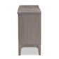 Nash Rustic Platinum Wood 3-Drawer Sideboard Buffet FredCo