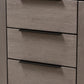 Nash Rustic Platinum Wood 3-Drawer Sideboard Buffet FredCo