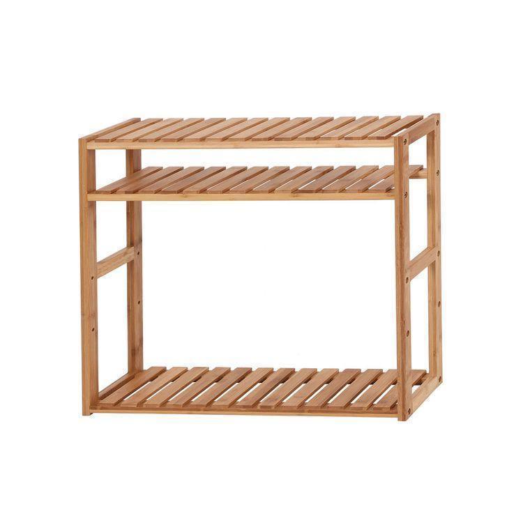 Natural Bamboo Bathroom Shelf FredCo