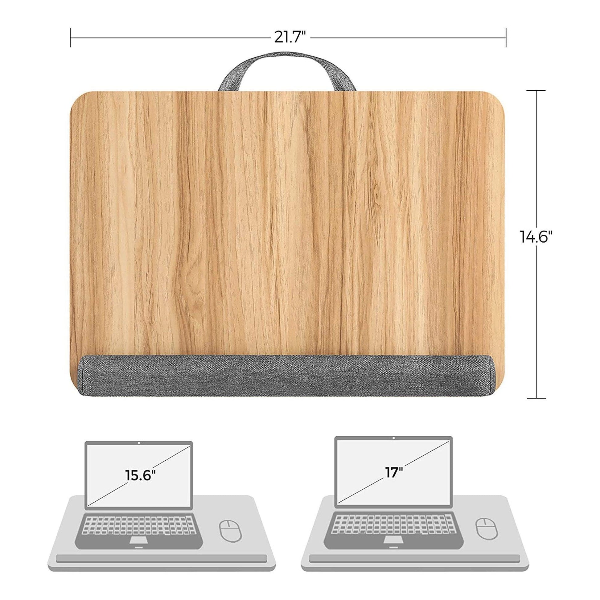 Natural Color Laptop Table with Handle FredCo