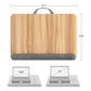 Natural Color Laptop Table with Handle FredCo