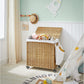 Natural Laundry Hamper with Removable Bag FredCo