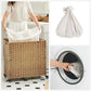 Natural Laundry Hamper with Removable Bag FredCo