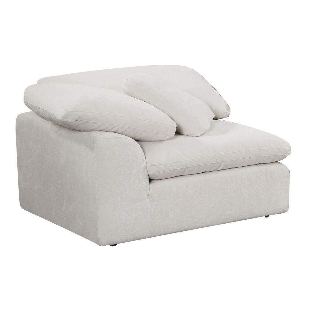 Naveen Modular - Wedge w/1 Pillow Ivory Linen FredCo
