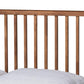 Neilan Modern and Contemporary Walnut Brown Finished Wood Full Size Platform Bed FredCo