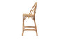 Neola Modern Bohemian Natural Rattan Bar Stool FredCo
