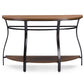 Newcastle Wood and Metal Console Table FredCo
