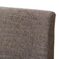 Nexus Mid-Century Modern Walnut Wood Finishing and Gravel Fabric Upholstered Dining Side Chair (Set of 2) FredCo