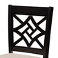 Nicolette Modern and Contemporary Sand Fabric Upholstered and Dark Brown Finished Wood 2-Piece Counter Stool Set FredCo