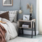 Nightstand Greige and Black FredCo