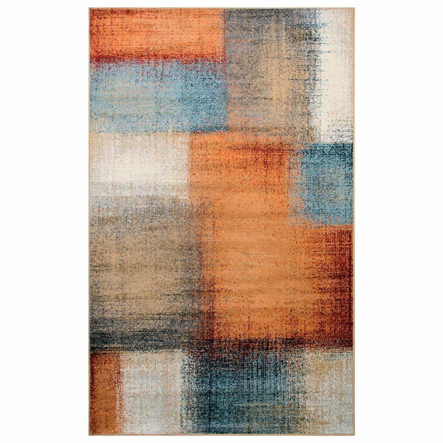 Nilaya Transitional Abstract Patchwork Rug FredCo