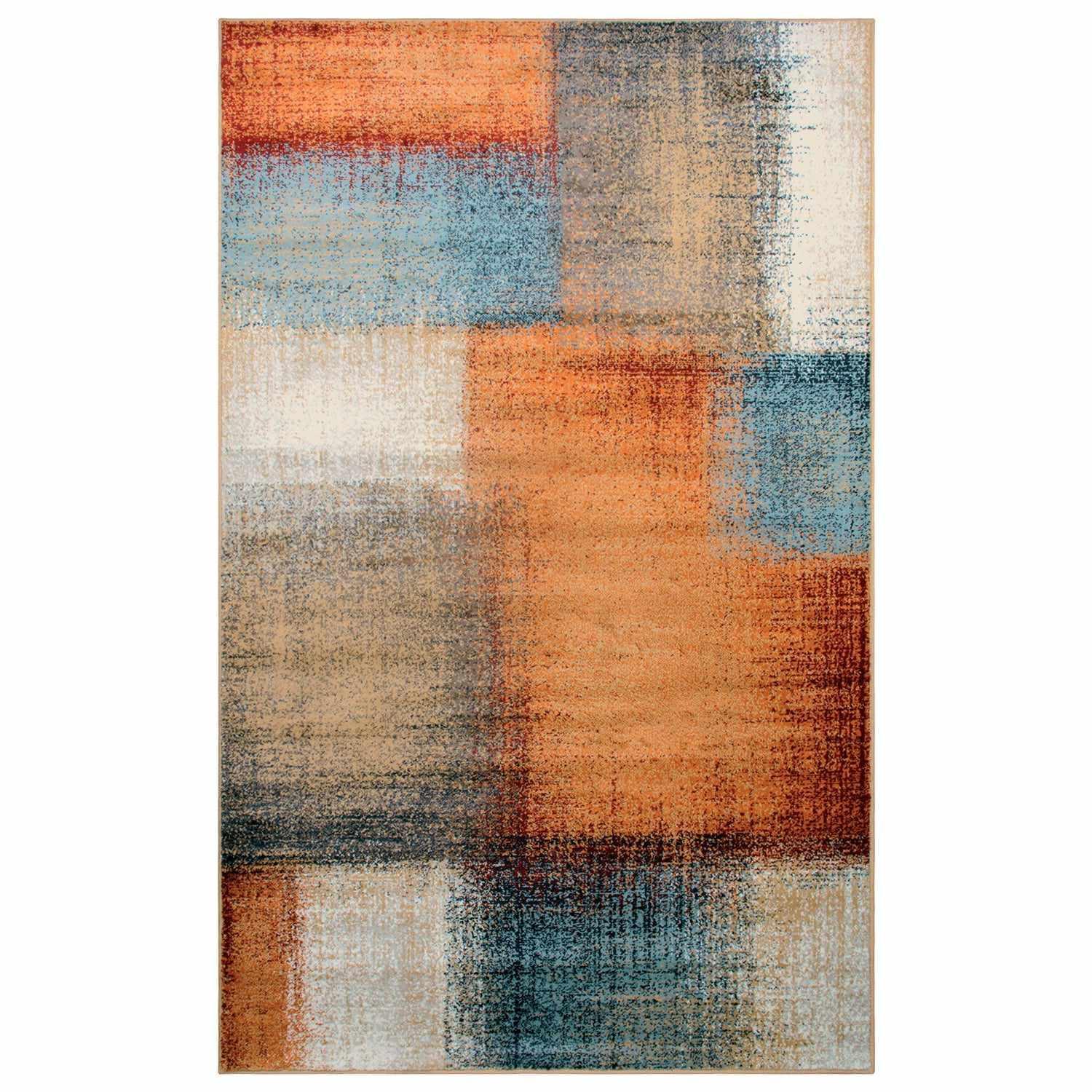 Nilaya Transitional Abstract Patchwork Rug FredCo