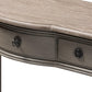 Noelle French Provincial Gray Finished 1-Drawer Wood Console Table FredCo