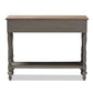 Noemie Country Cottage Farmhouse Brown Finished 2-Drawer Console Table FredCo