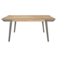 Nogales Wooden Dining Table Acacia and Coastal Grey 109811 Coaster FredCo