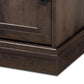 Nolan Traditional Transitional Hazel Walnut Brown Finished 1-Door Wood Nightstand FredCo