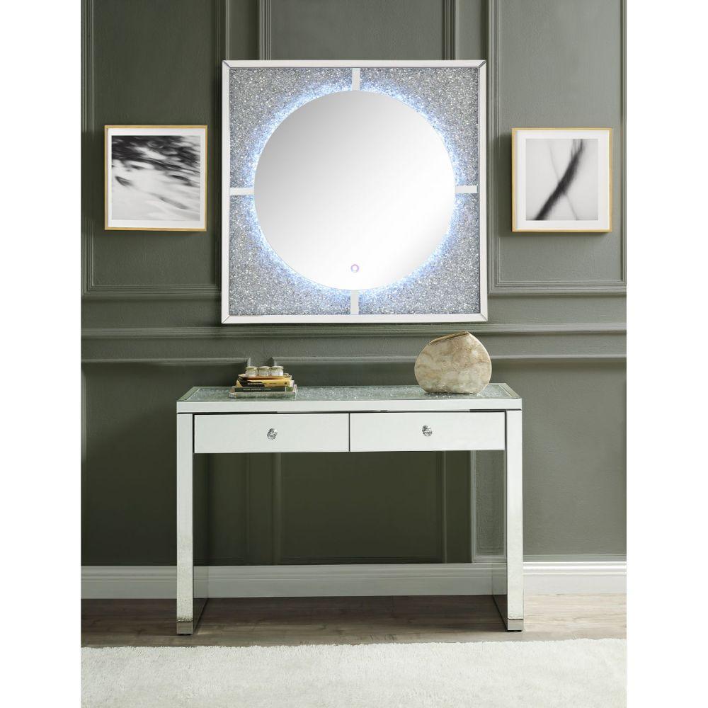 Noralie Wall Decor (LED) Mirrored, Faux Diamonds FredCo