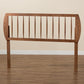 Norman Modern and Contemporary Transitional Ash Walnut Finished Wood Full Size Headboard FredCo
