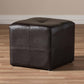 Nox Dark Brown Ottoman FredCo