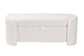 Oakes Modern and Contemporary Ivory Boucle Upholstered Storage Bench FredCo