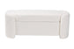 Oakes Modern and Contemporary Ivory Boucle Upholstered Storage Bench FredCo