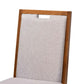 Octavia Modern and Contemporary Grey Fabric Upholstered and Walnut Brown Finished Wood 2-Piece Dining Chair Set FredCo