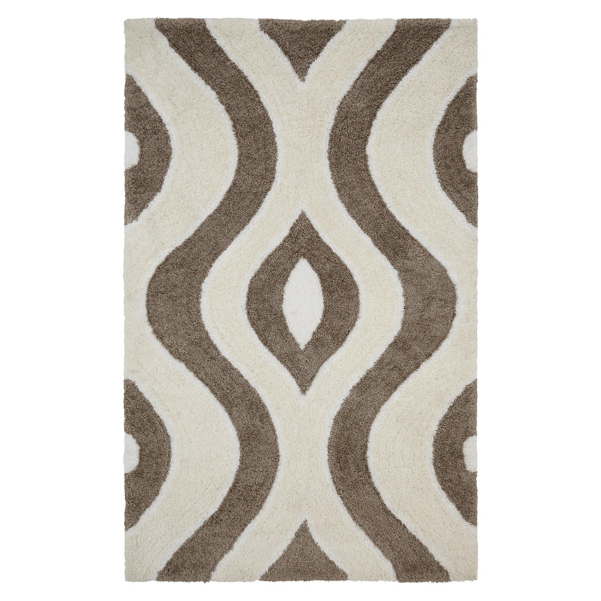 Ogee Retro Abstract Hand-Tufted Shag Rug FredCo
