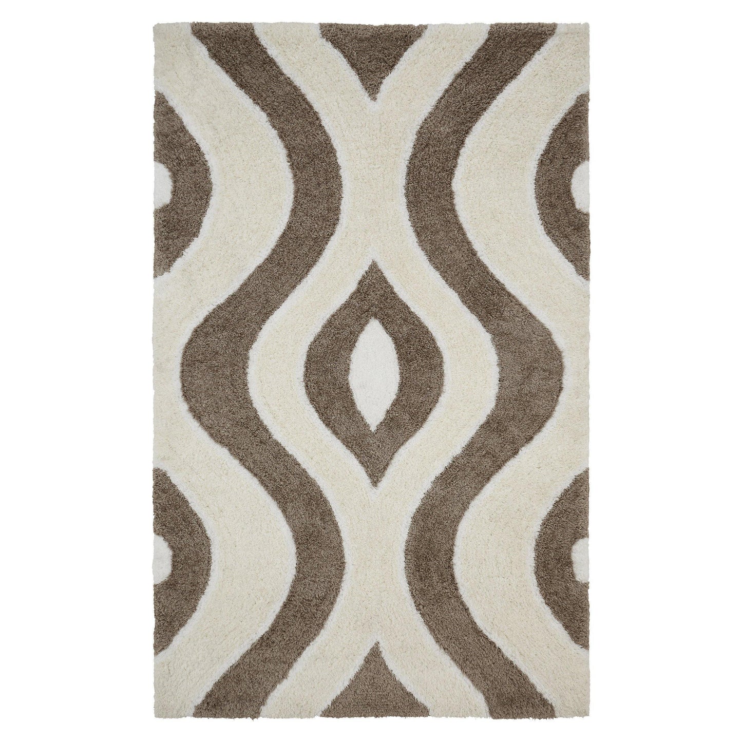 Ogee Retro Abstract Hand-Tufted Shag Rug FredCo