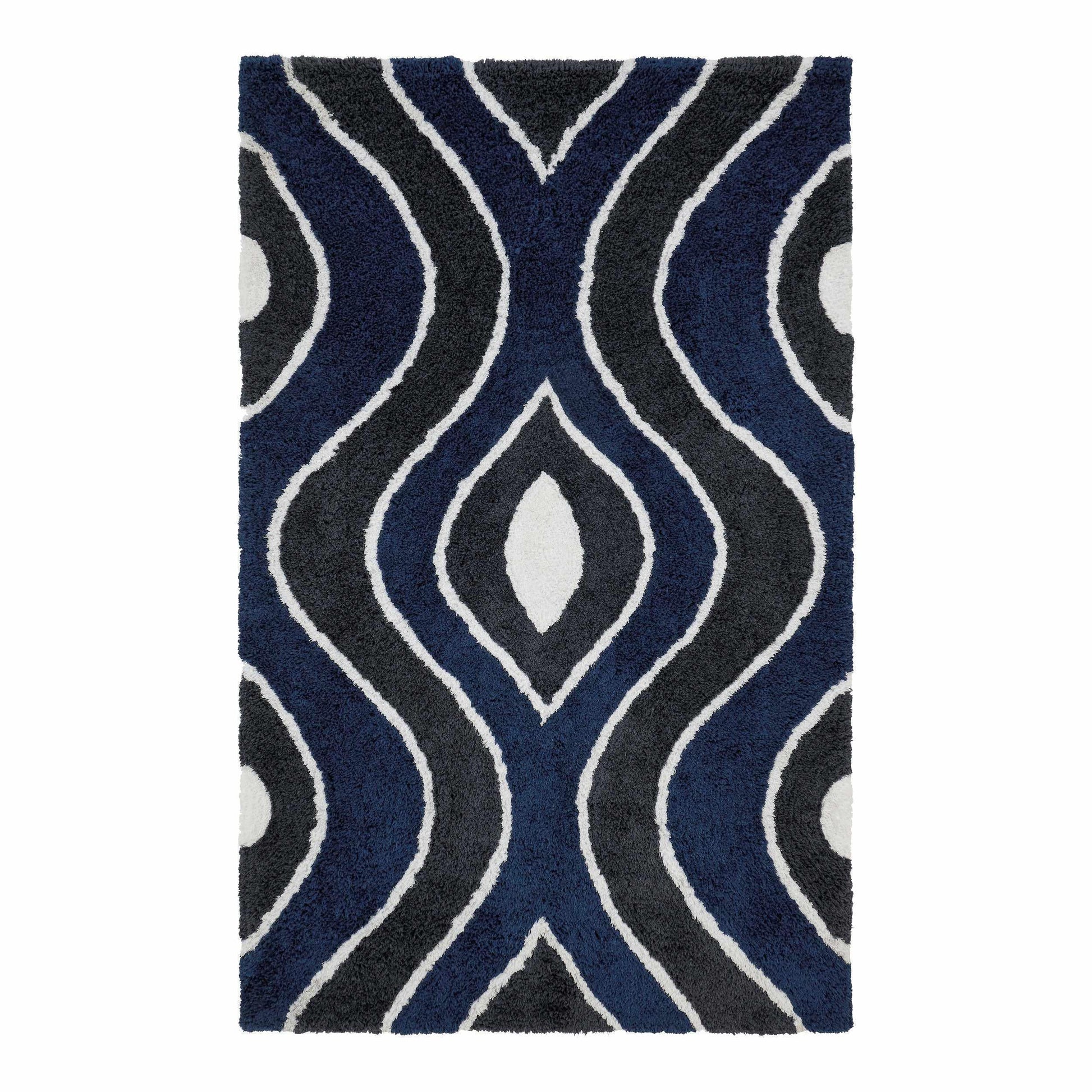 Ogee Retro Abstract Hand-Tufted Shag Rug FredCo