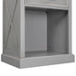 Old Paint Style Modern Wooden Nightstand Gray FredCo