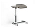 Olsen Brown Wheeled Laptop Tray Table with Tilt Control FredCo