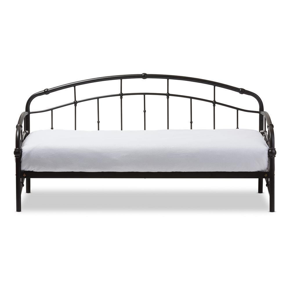 Olsen Vintage Inspired Black Metal Daybed FredCo