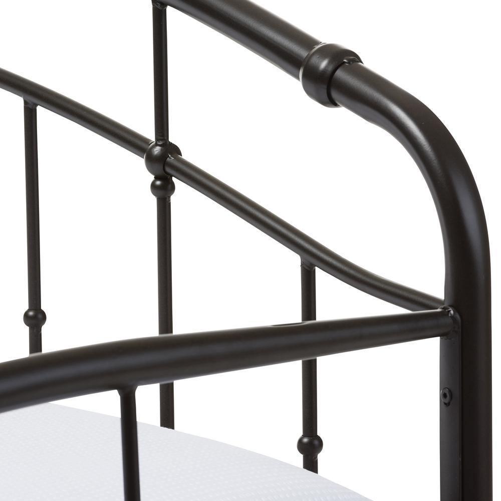 Olsen Vintage Inspired Black Metal Daybed FredCo