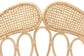 Onika Modern Bohemian Natural Brown Rattan Queen Size Standalone Headboard FredCo