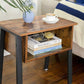 Open Compartment End Table FredCo