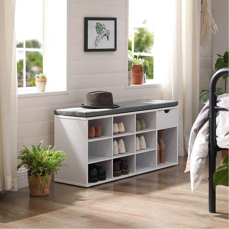 Open Compartments Shoe Bench FredCo