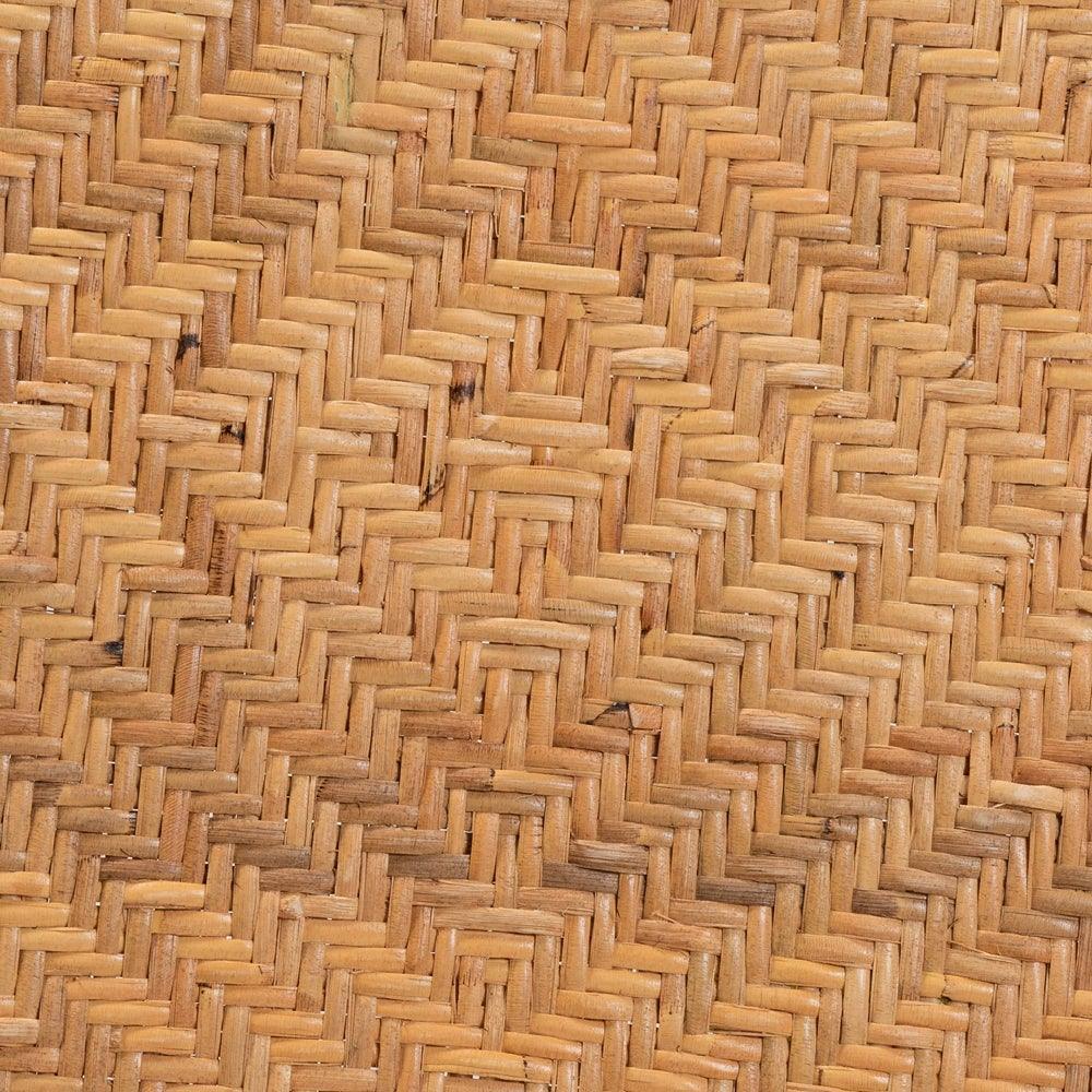 Orchard Modern Bohemian Natural Brown Rattan Bar Stool FredCo