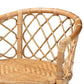 Orchard Modern Bohemian Natural Brown Rattan Bar Stool FredCo