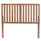 Oren Modern and Transitional Ash Walnut Finished Wood Queen Size Headboard FredCo
