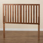 Oren Modern and Transitional Ash Walnut Finished Wood Queen Size Headboard FredCo