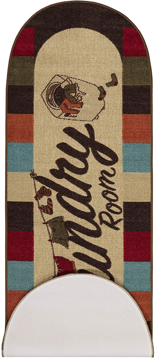 Ottomanson LA4019O-2X5 Washtown Runner Rug, 20"X59" Oval, Multicolor FredCo