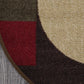 Ottomanson LA4019O-2X5 Washtown Runner Rug, 20"X59" Oval, Multicolor FredCo